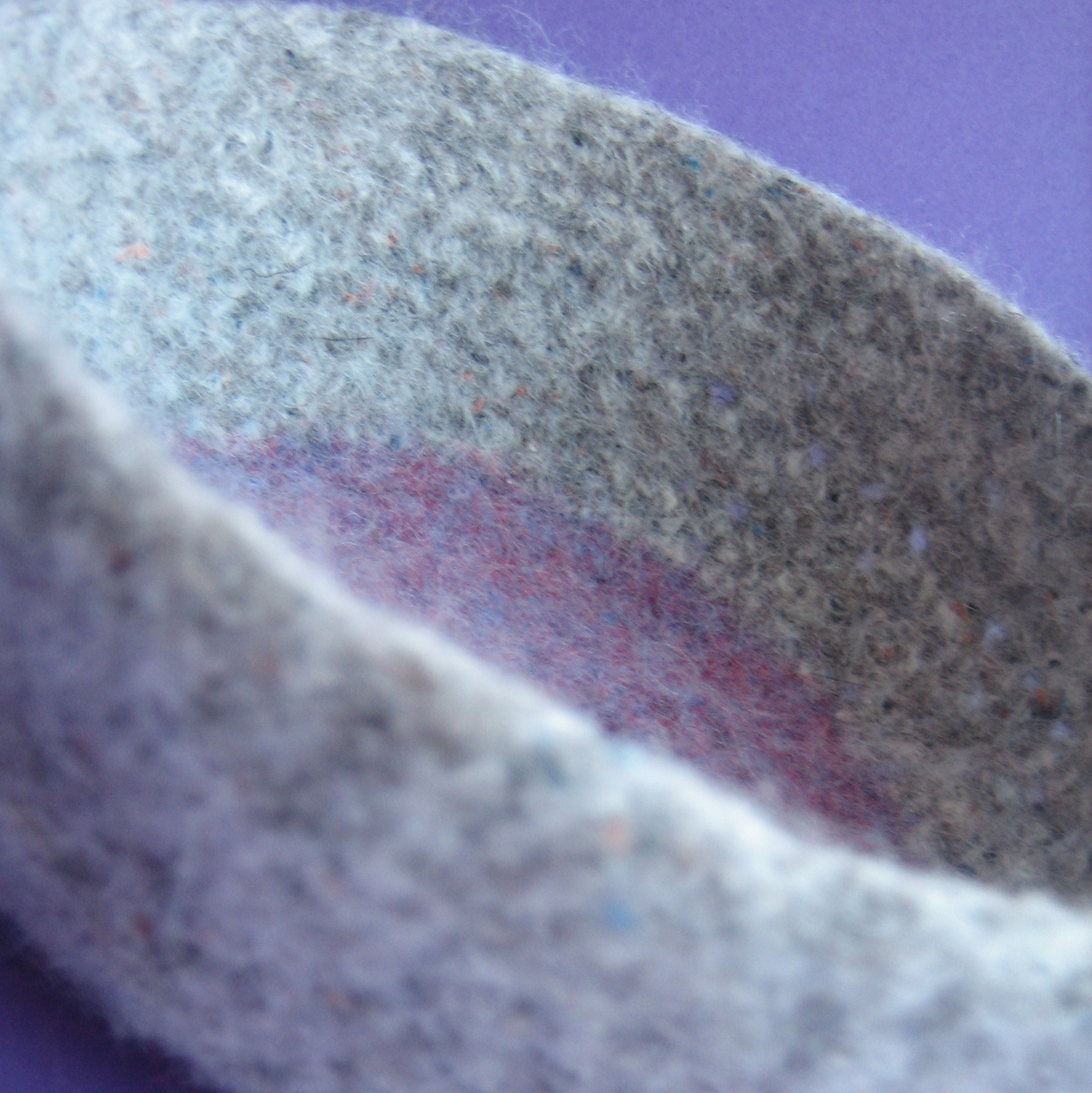 Hidden Purple Organic Felted Bowl - by Snowdrops and Daisies @ Etsy